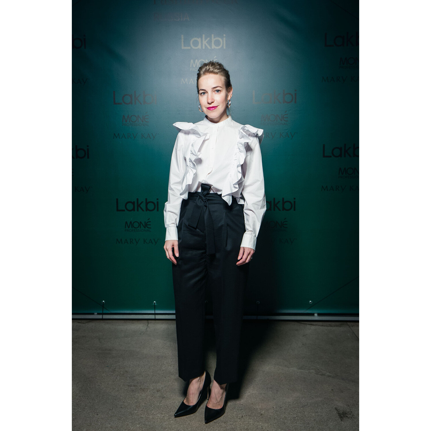 Фото Мария Шалаева на показе Lakbi Fall 2019 Ready-to-Wear